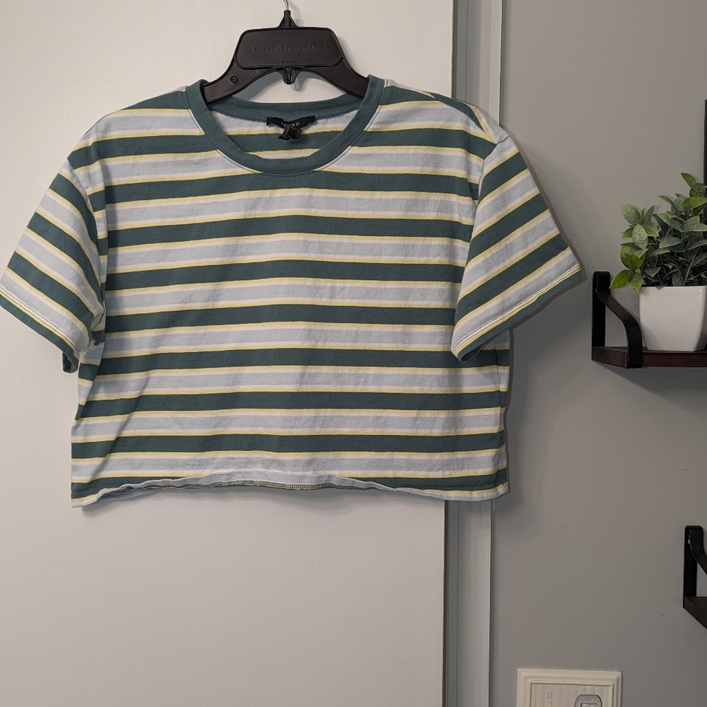 Striped Crop Top